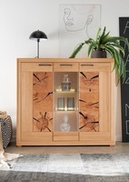 Highboard Schrank 150X135Cm Massivholz Buche Kernbuche GeöLt NEU Ovp!!!