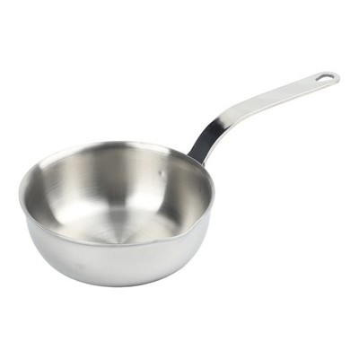 Kleine Omelettpfanne 304 Edelstahl zum Braten von Eiern und Schmelzen von Butter