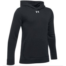 Under Armour Youth Black Hustle Fleece Hoodie Size Small