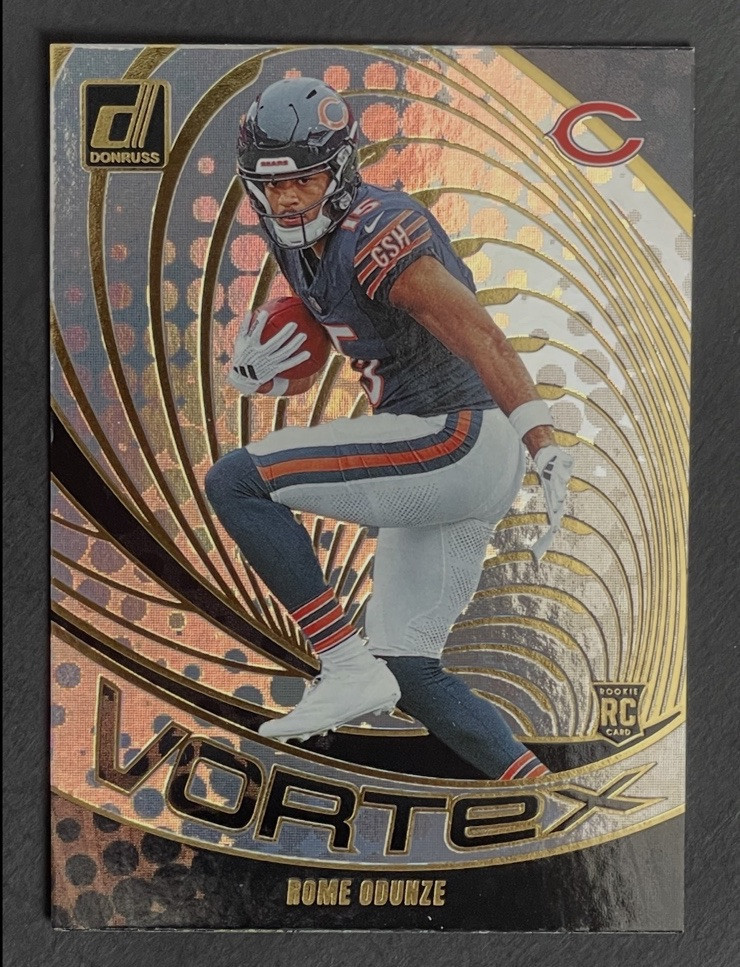 2024 Panini Donruss Rome Odunze Rookie Vortex RC #VOR-ROD Bears
