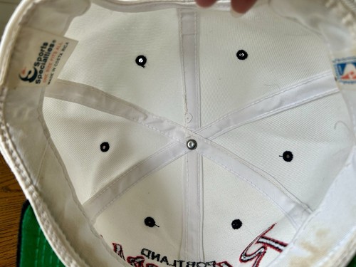 Vintage 90’s Sports Specialties Vintage White Portland Blazers Script snapback - Picture 7 of 7