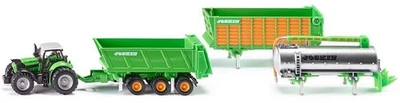 SIKU - ETracteur DEUTZ Agrotron et ensemble de remorque JOSKIN interchangeabl... - Photo 1/2