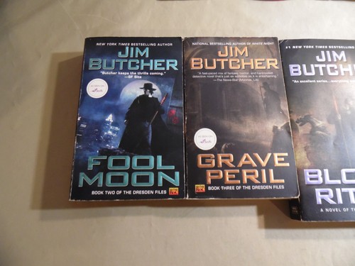 Lot of 6 Jim Butcher Dresden Files Paperbacks / Free Domestic Shipping - Picture 2 of 10