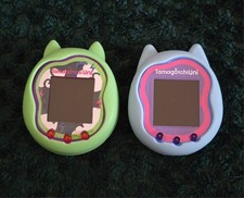 2x Tamagotchi Uni Blue  Purple   Excellent Condition  Many Extras 