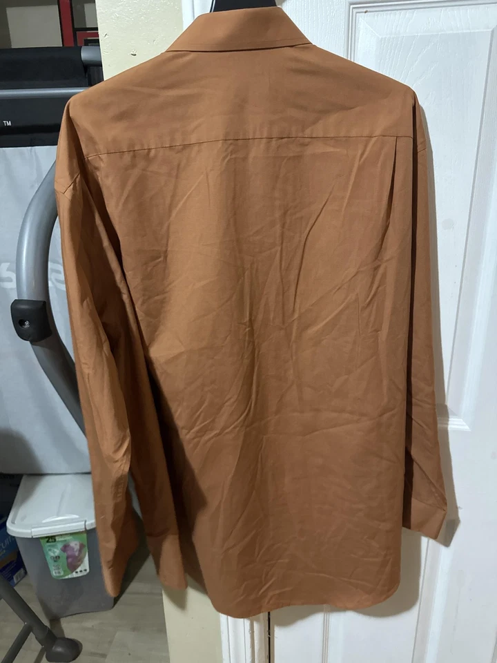 Camisa Croft & Barrow Para Hombre XL Manga Larga Botones Bolsillo Resistente a las Arrugas Foto 3 de 4