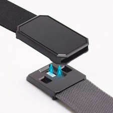 Men's Stretch Belt Quick Release BeltMagnetic Buckde Elastic Webbing Outdoor