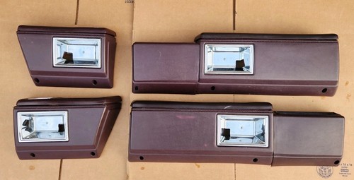 1977-1990 CHEVROLET CAPRICE IMPALA PONTIAC PARISIENNE 4DR ARM REST BASE/PAD SET 