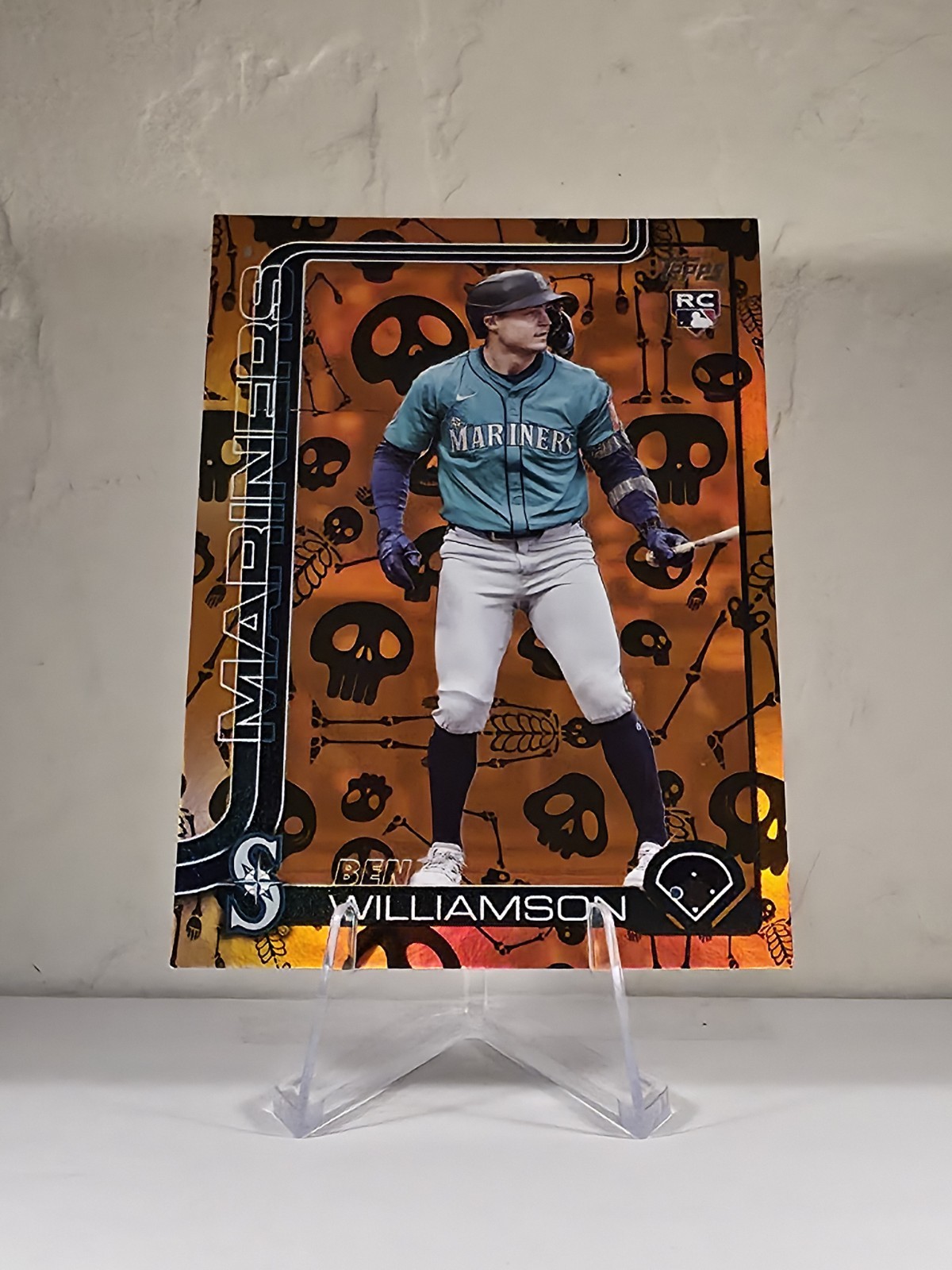 2025 Topps Update Baseball #US130 Ben Williamson Holiday Mummy Foil RC /50