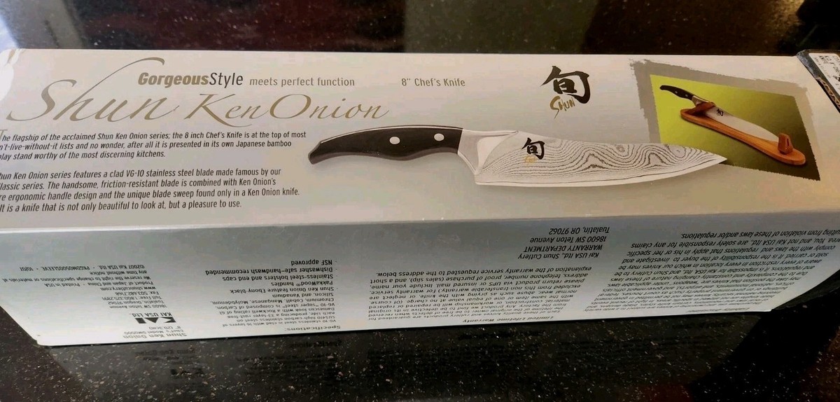 Shun Ken Onion DM0500 8-Inch Chef's Knife for sale online | eBay