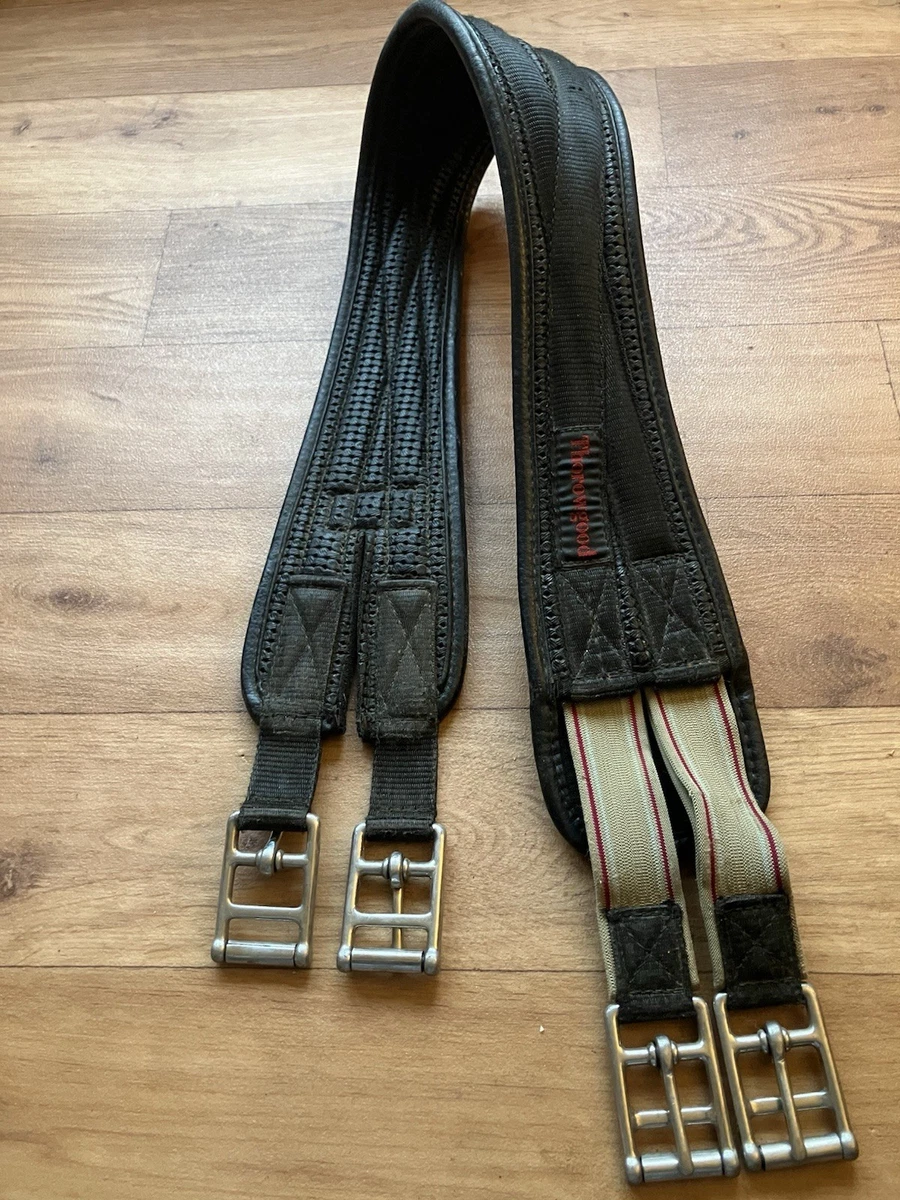 Thorowgood Sangle Thorowgood Airoform avec élastique Noir - 145 | Sangles cheval