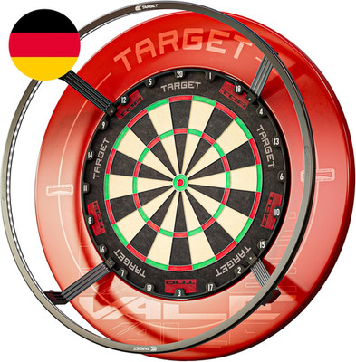 Target Darts Corona Vision Dartboard Lighting System, Schwarzer Rahmen | Weißes