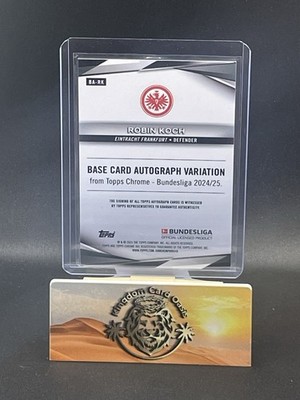2025 Topps Chrome Bundesliga Robin Koch True Gold Autograph /50
