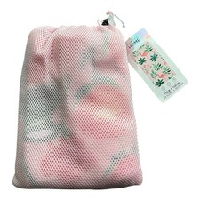 Primark Home Pink Flamingo Pattern Beach Towel In Bag