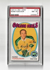 1971-72 Norm Ferguson OPC O-PEE-CHEE #179 PSA 8 Near Mint - Mint