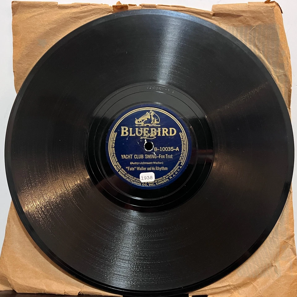 FATS WALLER - Yacht Club Swing (Label Error)(1938)- 10" Shellac 78RPM Record - V - Image 4 of 4