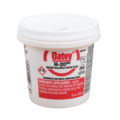 Oatey H 205 Paste Flux 8 Ounce Lead Free Soldering Paste For Plumbing Projects