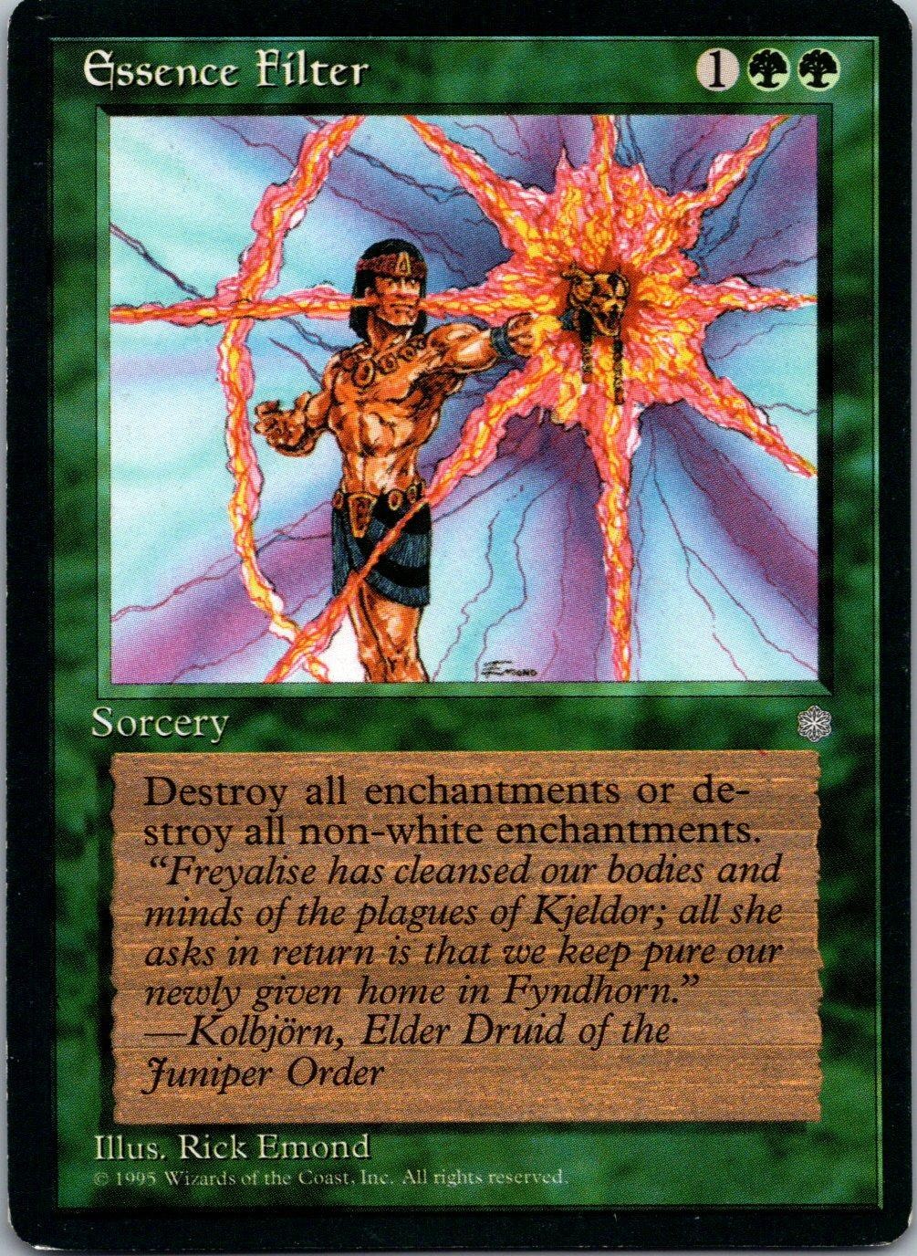 Essence Filter Common Ice Age Magic: The Gathering Lightly Played