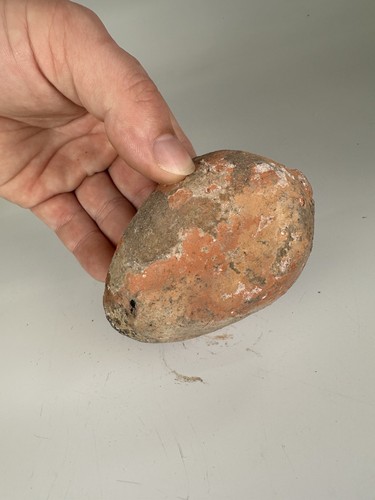 Antike römische Heiliges Land Terrakotta Öllampe Menora Ton 1000 v. Chr. - 300 n. Chr. - Bild 7 von 8