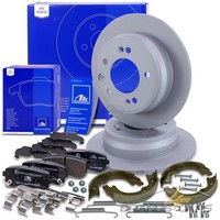 ATE Bremsscheiben Ø262 +BelÄGe +Bremsbacken Hinten FÜR Hyundai I30 KIA Ceed ED