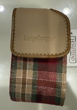 LONGABERGER PLAID WRISTLET CLIP-ON CARRY CASE NEW