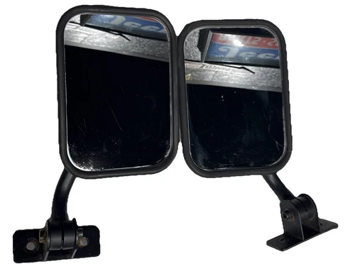 For 97-17 Jeep Wrangler JK JKU CJ TJ YJ Mirrors Door L&R Side Hinge View Mirrors