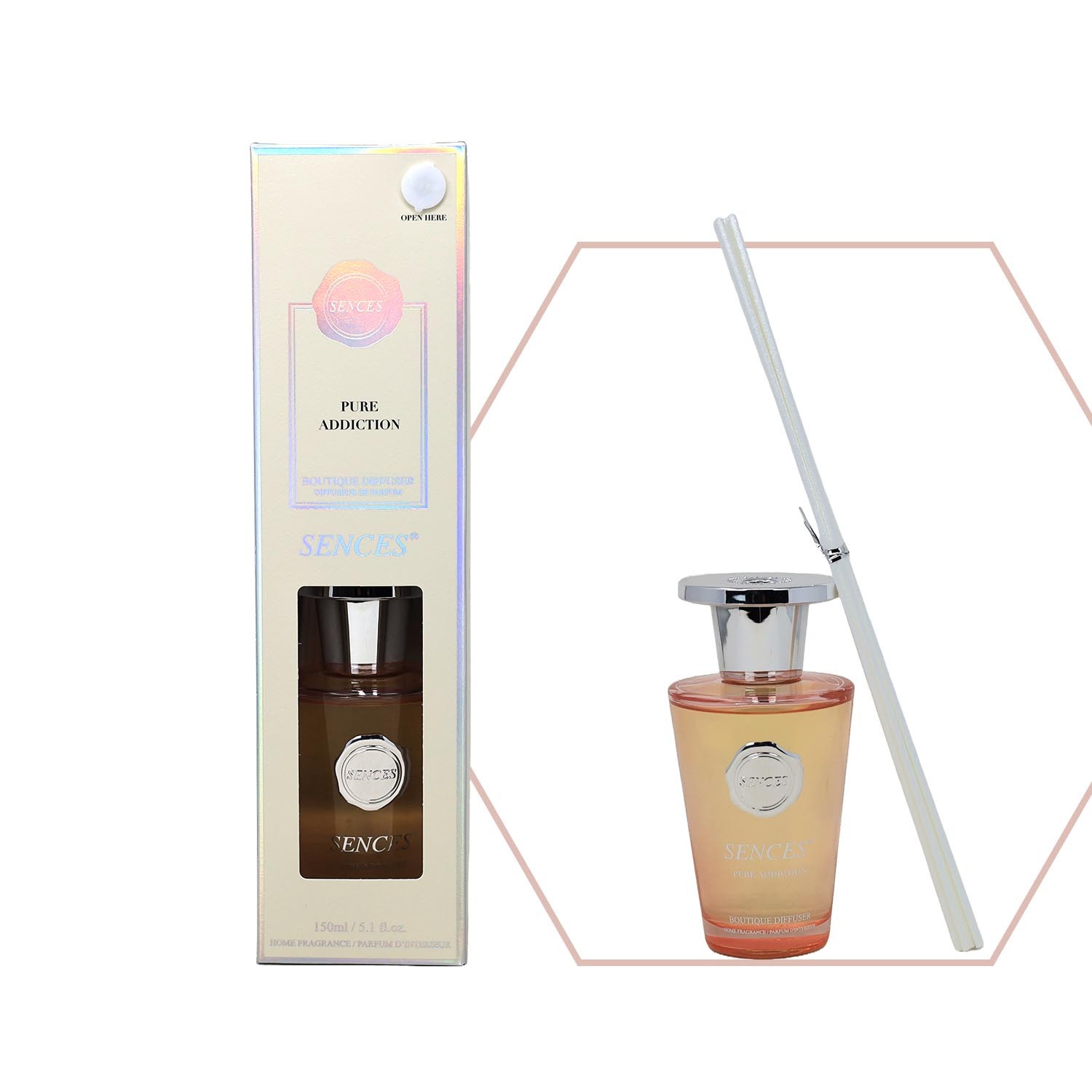 Baltus Reed Diffuser 150ml Pure Addiction Air Freshener Room Scents Aromatherapy