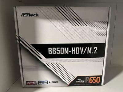 ASRock B650M-HDV/M.2 Socket AM5 Ryzen 7000 AMD B650 DDR5 micro ATX Motherboard