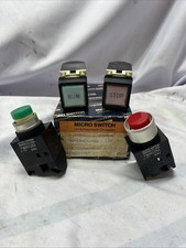 Lot Of 4 Honeywell Microswitch PWH1151  Illuminated Push Button Switch NOS BinR4