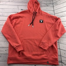 Under Armour Project Rock Pullover Hoodie Sweatshirt Men's XL Salmon