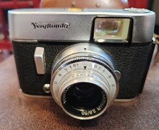 Voigtlander Vito B 35mm Vintage Camera w/ Voigtar 50mm Lens  Case/Shutter works