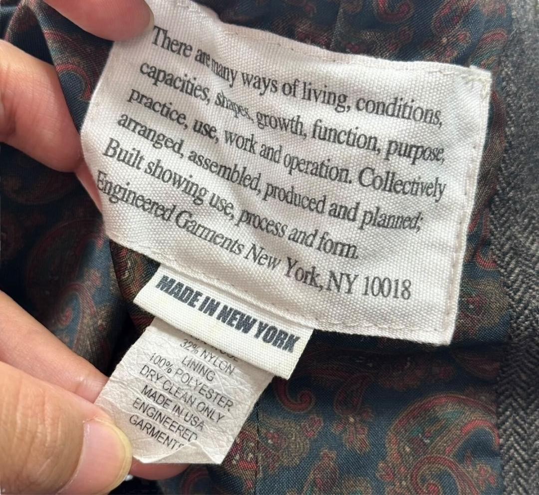 Engineered Garments Wool Andover Jacket Paisley L… - image 7