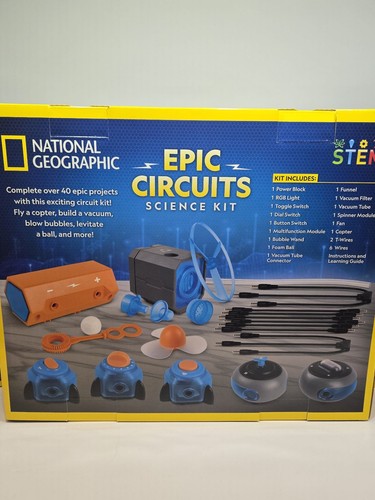 National Geographics Epic Circuits Science Kit per bambini - NUOVO - Foto 2 di 2