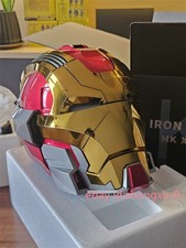 Iron Man Helmet MK17 Cosplay Mask Wearable 1:1 Voice Control Prop English Ver.