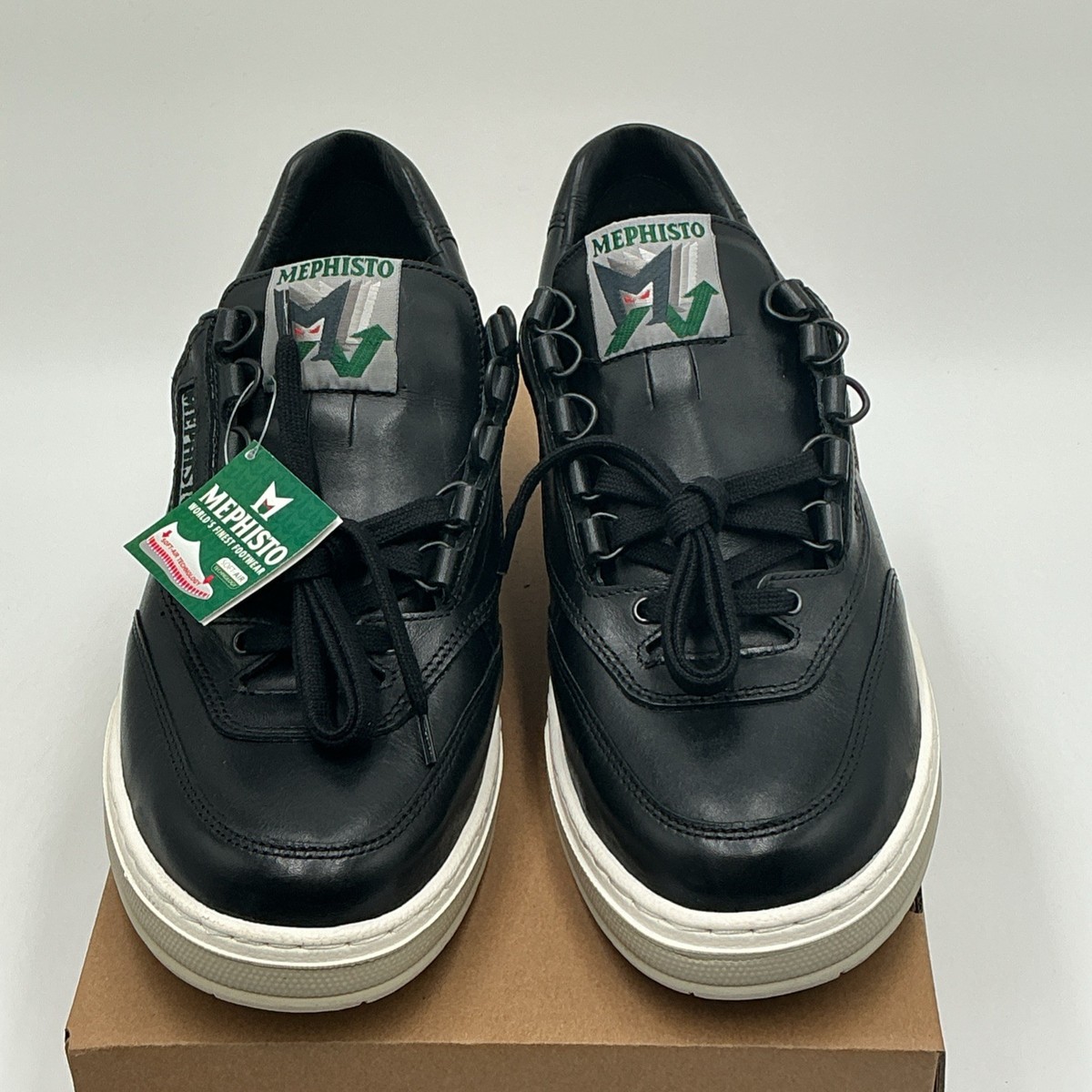 Mephisto Men's Match sneaker 04191313637 Size 9.5 Black Eby3356 | eBay