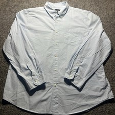 American Eagle Outfitters Classic Fit Men 2XL(50x31)Blue Dress Shirt Button Down
