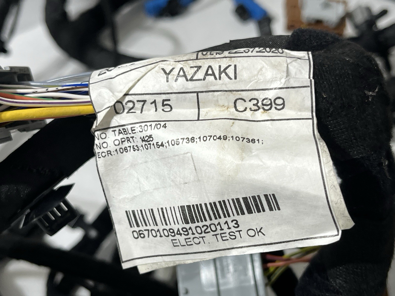Maserati Ghibli 2014-2017 Wiring harness P/N 06701084390