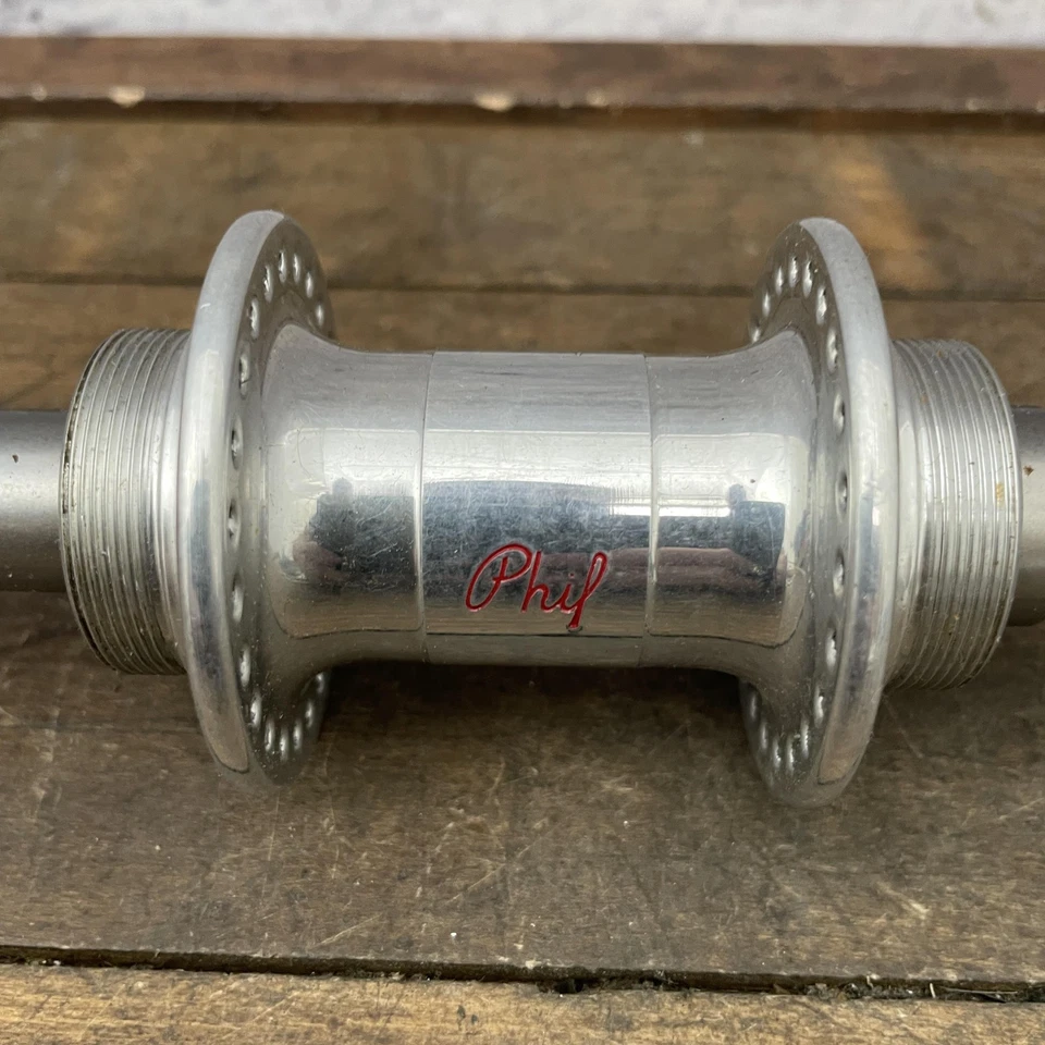 Buje trasero Phil Wood tándem 48 radios 140 mm freno de tambor Arai atornillable roscado de colección Foto 3 de 4