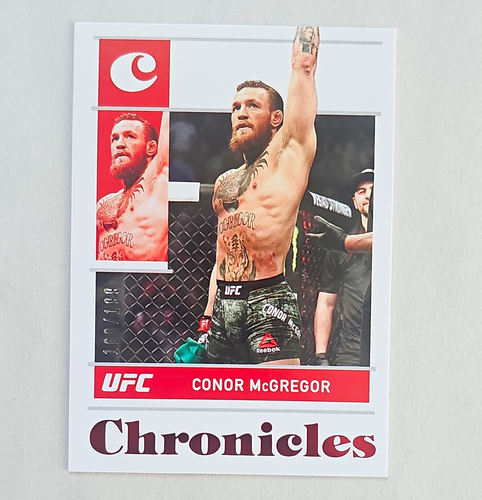 Panini 2022 Chronicles UFC Conor McGregor #61 Red Parallel /199 Serial