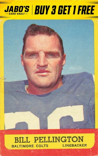 Bill Pellington #10 1963 Topps card