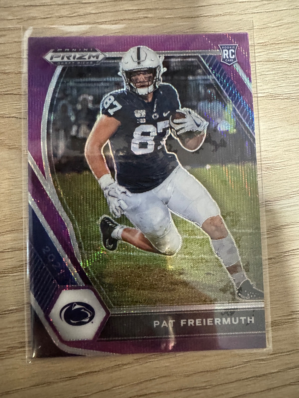 2021 Prizm Draft Picks PAT FREIERMUTH Purple Wave Rookie RC #127