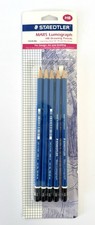 Staedtler Mars Lumograph 100-HB-BK6 Drawing Pencils, Open Pack, 5 Pencils