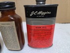 Vintage 3 Oz Old Oval Lead Top J C Higgins 626 Gun Oil Can Oiler Tin solvent Etc — photo 4