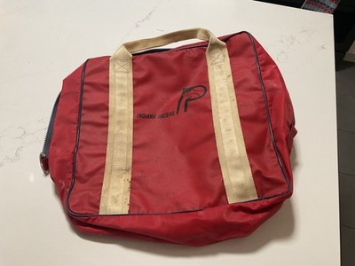 70 s VINTAGE ABA INDIANA PACERS EQUIPMENT/TOWEL BAG GAME USED REAL DEAL