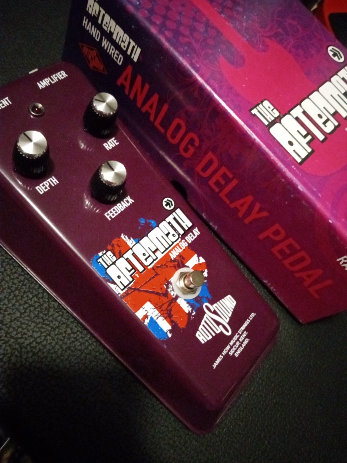 Rotosound RAM1 The Aftermath Delay Electric Guitar Effects FX Pedal 