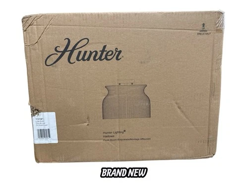 Hunter Fans - Harlowe - 1 Light Lagrge Flush Mount-9.8 Inches Tall and 14 Inches - Picture 2 of 11