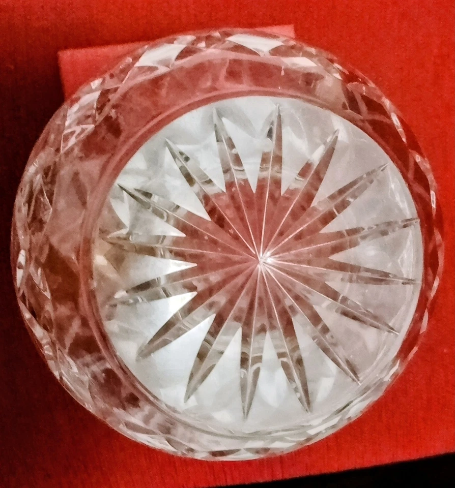 Large Vintage Lead Crystal Vase - image 2 of 4