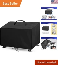 Black Dust Cover for 12" Electric Meat Slicers - Easy Care & Durable