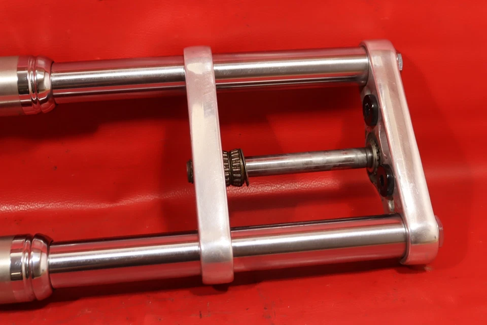 2007 HARLEY-DAVIDSON DYNA LOW RIDER FXDL COMPLETE FRONT END FORK SET FORKS - Image 4 of 4