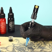 Tattoo Practice Kit For Beginners With Needles Tips Grips Hand Pen