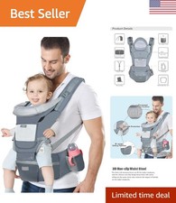 Stylish Ergonomic Baby Carrier for Men  Women - 6 Carrying Positions Available